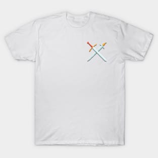 2 medieval swords T-Shirt